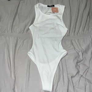 Backless Ribbed Bodysuit